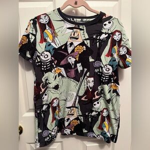 Cakeworthy & Disney Nightmare Before Christmas AOP T-Shirt 🥀